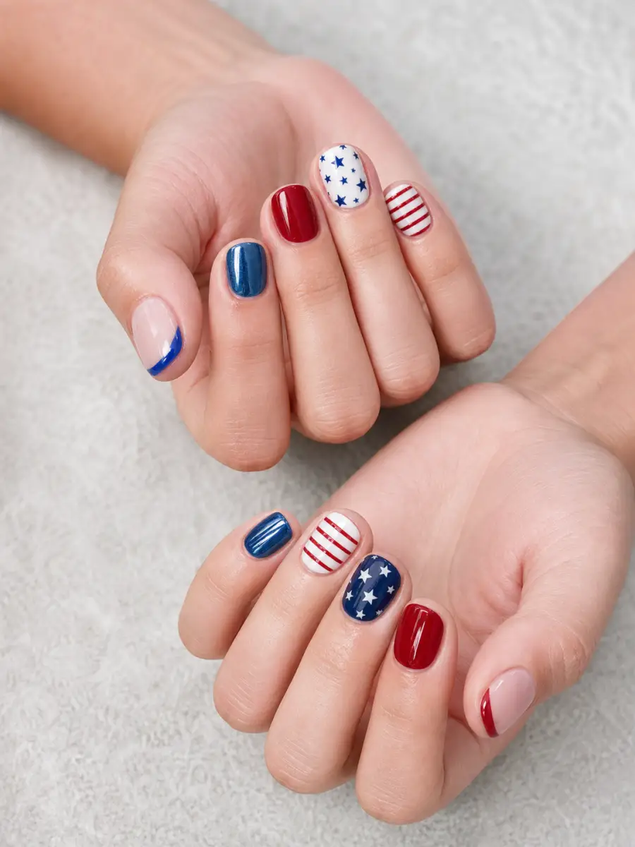 Fourth of July Nails