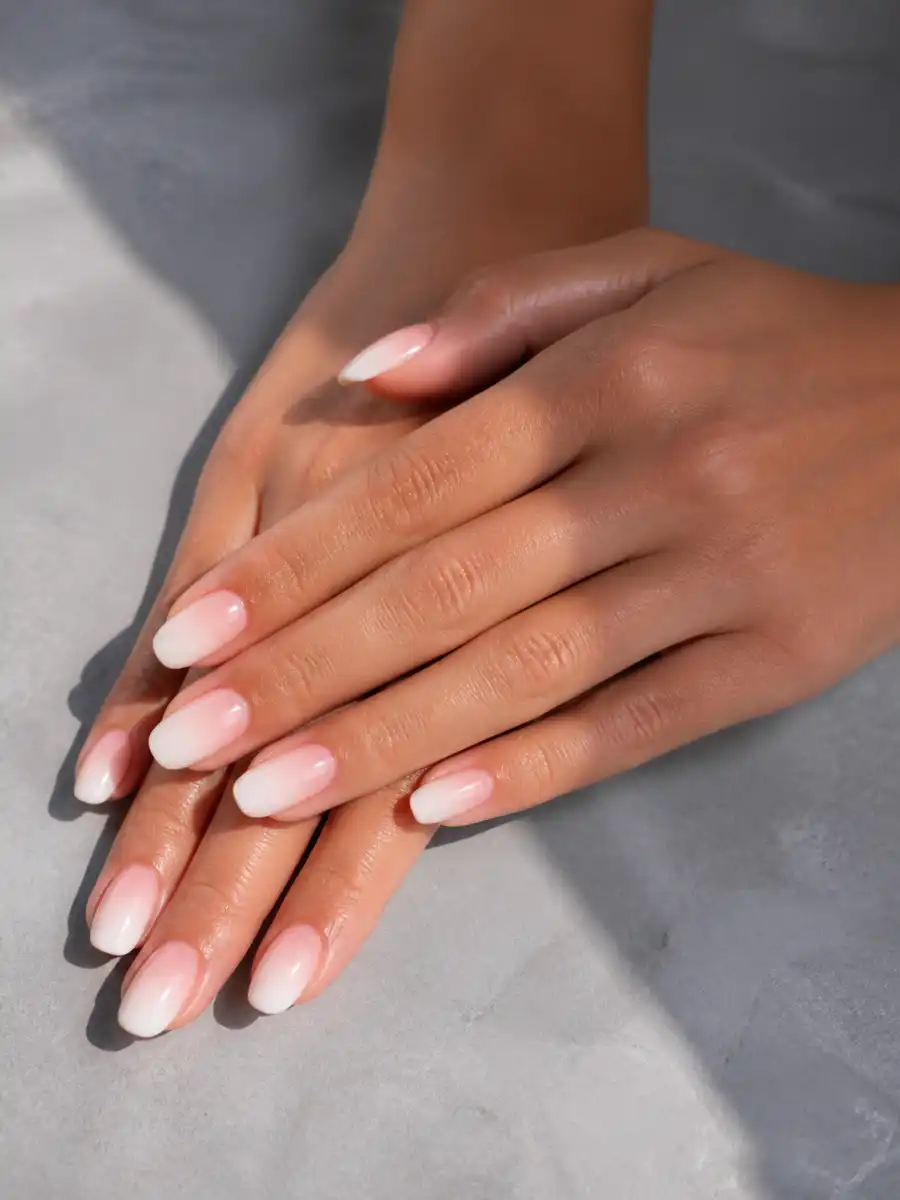 Classic Ombre Nails: ombre, classic finish